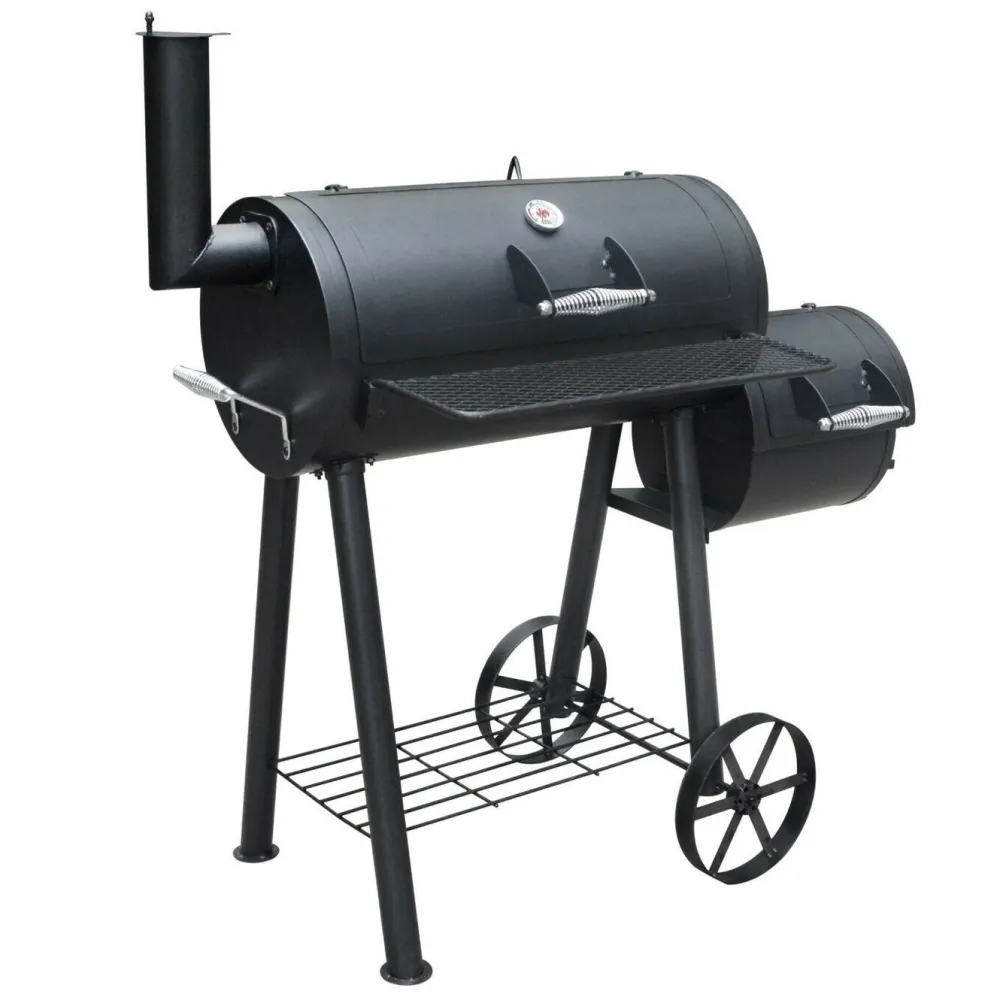New Landmann Savustusgrilli Smoker 122 x 127 x 63 cm musta