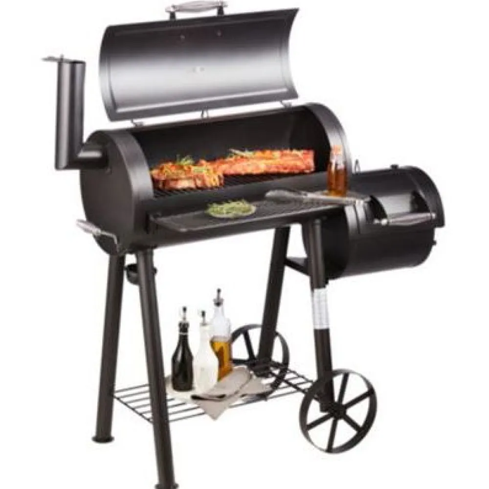 New Landmann Savustusgrilli Smoker 122 x 127 x 63 cm musta