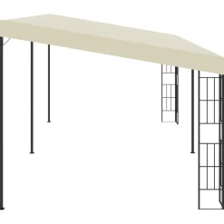 Sale FinePRICE Seinään kiinnitettävä huvimaja 3x6 m kerma kangas
