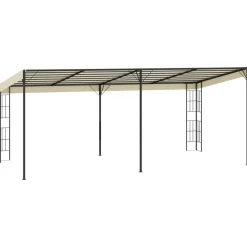 Sale FinePRICE Seinään kiinnitettävä huvimaja 3x6 m kerma kangas