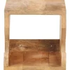 Outlet FinePRICE Seinään kiinnitettävä polkupyöräteline 35x25x25 cm mangopuu