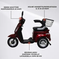 Clearance Arvo Senioriskootteri P300