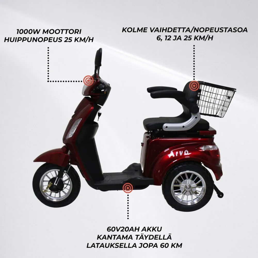 Clearance Arvo Senioriskootteri P300