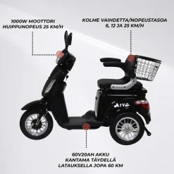 Clearance Arvo Senioriskootteri P300