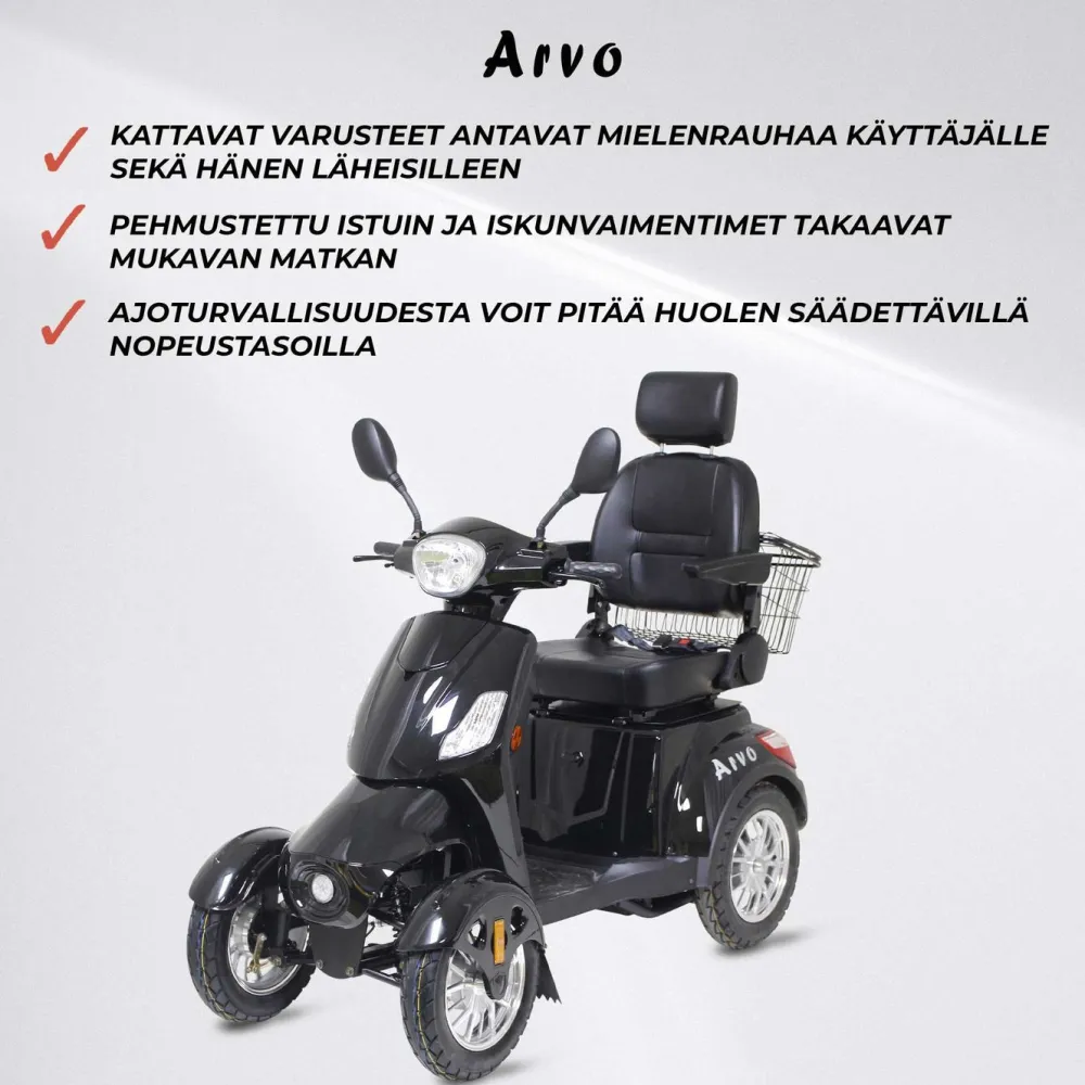 Outlet Arvo Senioriskootteri P400
