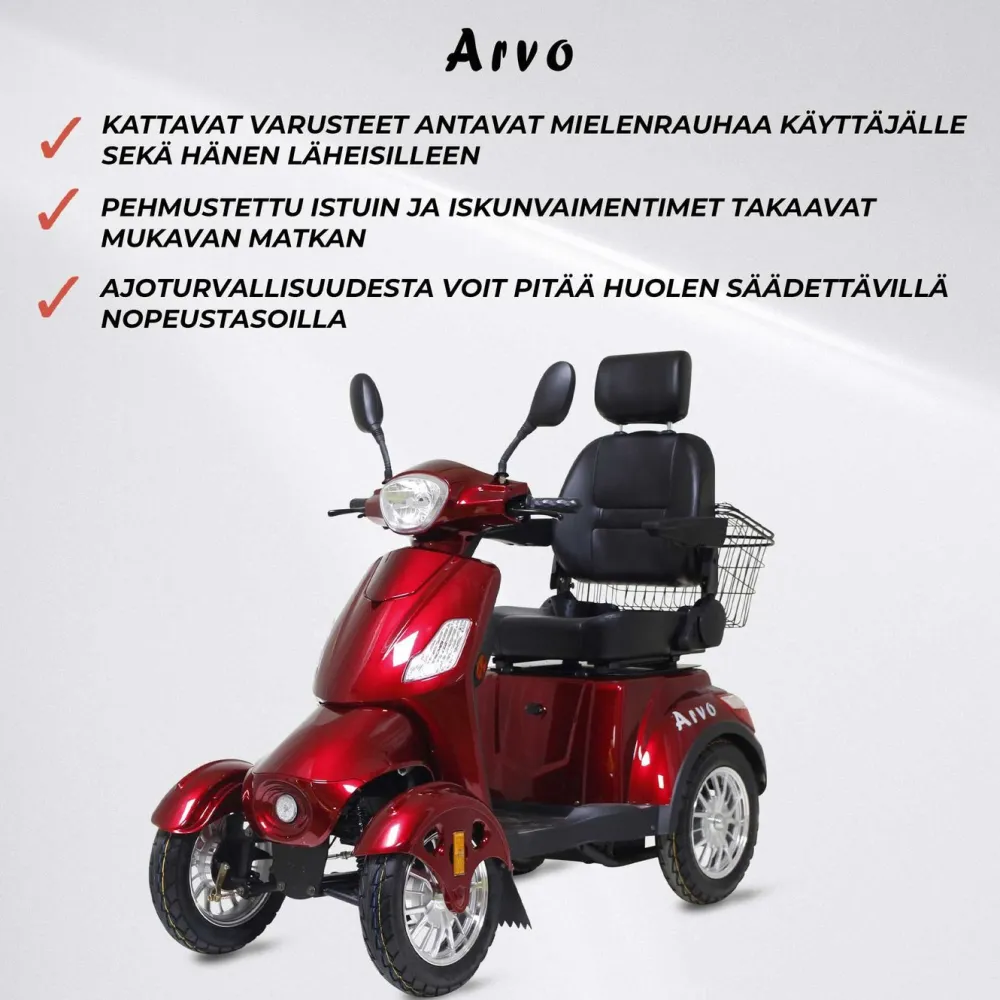 Outlet Arvo Senioriskootteri P400