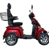 New Arvo Senioriskootteri P800, punainen