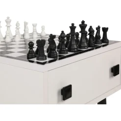 Linento Furniture Shakkipöytä Chesso, 50x50cm, musta/valkoinen