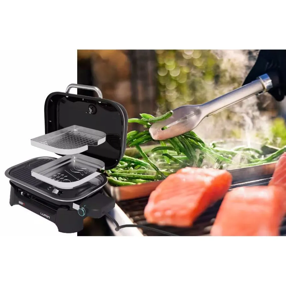Discount Weber Grill Sähkögrilli Weber Lumin Compact jalustalla