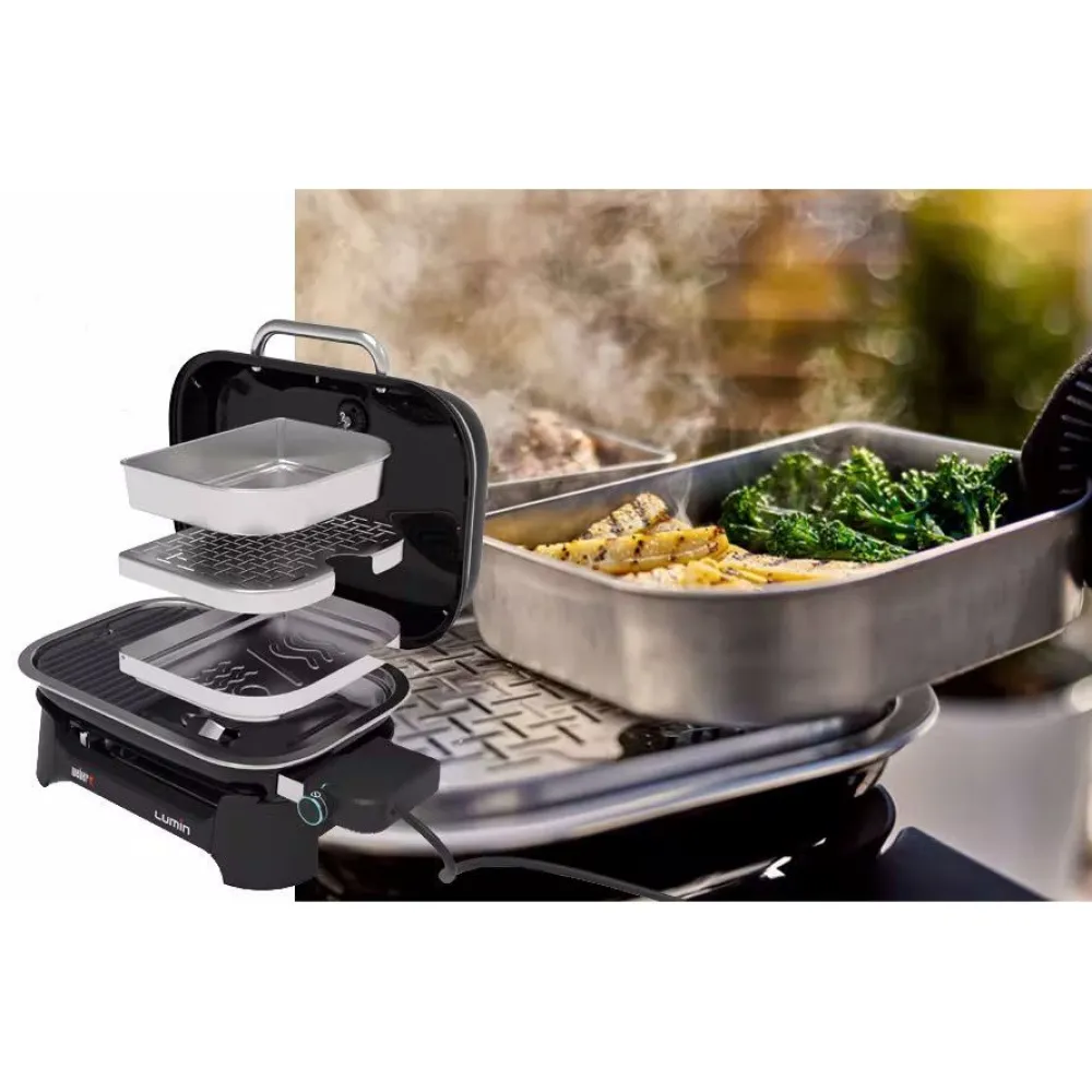 Discount Weber Grill Sähkögrilli Weber Lumin Compact jalustalla