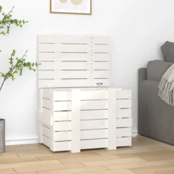 New FinePRICE Säilytyslaatikko, mäntypuu, eri kokoja ja värejä