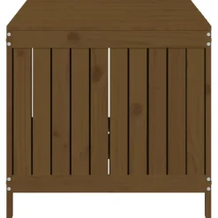 FinePRICE Säilytyslaatikko musta 76x42,5x54 cm, mänty