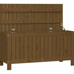 FinePRICE Säilytyslaatikko musta 76x42,5x54 cm, mänty
