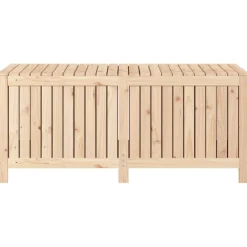 FinePRICE Säilytyslaatikko musta 76x42,5x54 cm, mänty