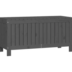 FinePRICE Säilytyslaatikko musta 76x42,5x54 cm, mänty