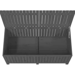 FinePRICE Säilytyslaatikko musta 76x42,5x54 cm, mänty