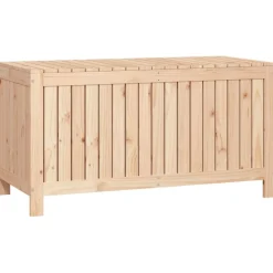 FinePRICE Säilytyslaatikko musta 76x42,5x54 cm, mänty