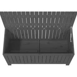 FinePRICE Säilytyslaatikko musta 76x42,5x54 cm, mänty
