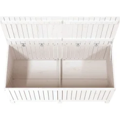 FinePRICE Säilytyslaatikko musta 76x42,5x54 cm, mänty
