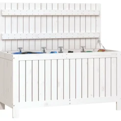 FinePRICE Säilytyslaatikko musta 76x42,5x54 cm, mänty