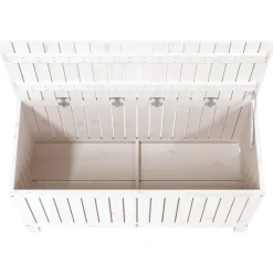 FinePRICE Säilytyslaatikko musta 76x42,5x54 cm, mänty