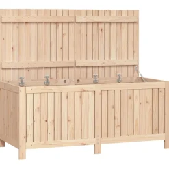 FinePRICE Säilytyslaatikko musta 76x42,5x54 cm, mänty