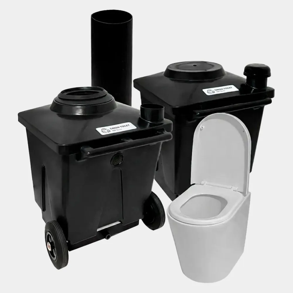 Discount Pikkuvihreä Sisäkuivakäymälä Green Toilet Lux posliini-istuimella