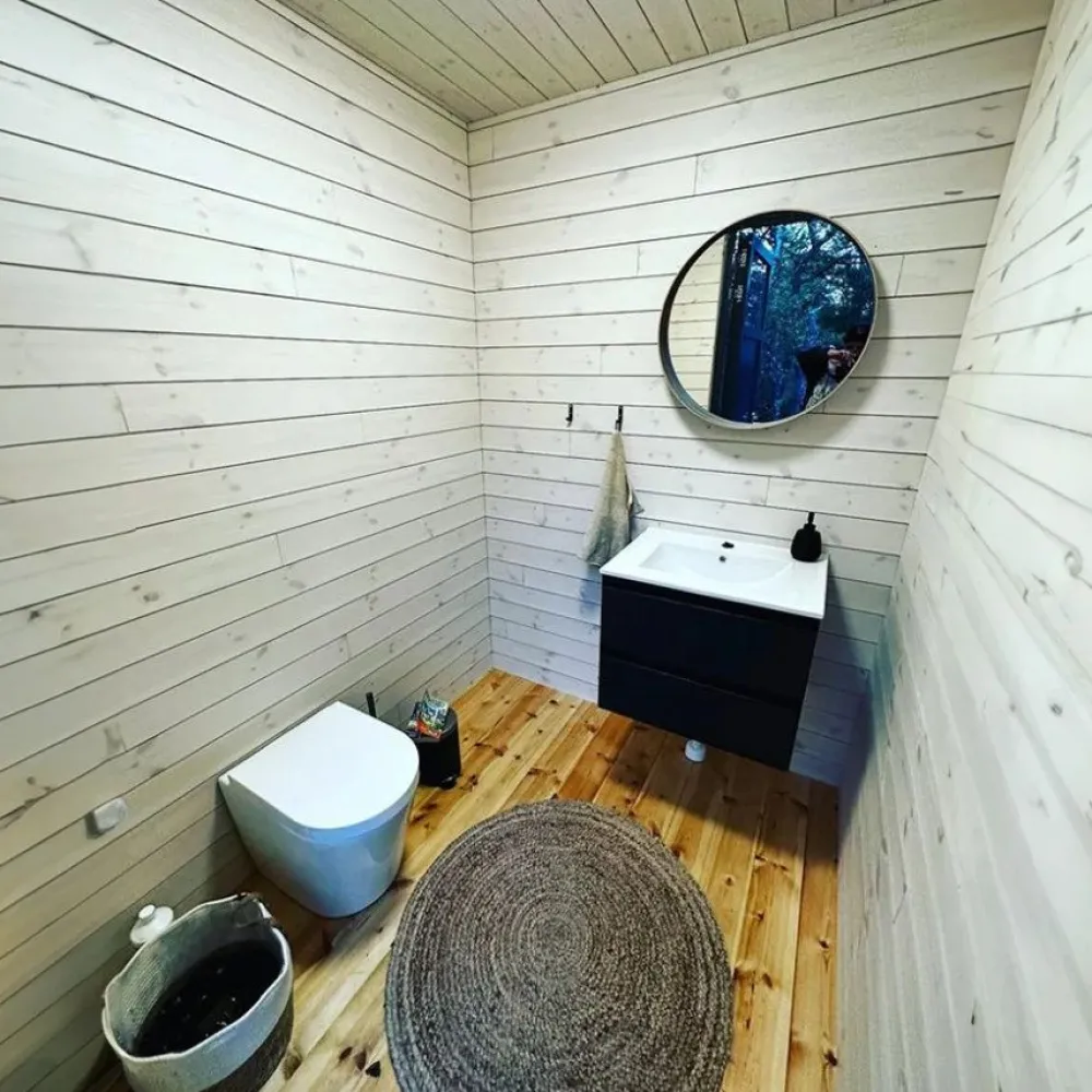 Discount Pikkuvihreä Sisäkuivakäymälä Green Toilet Lux posliini-istuimella