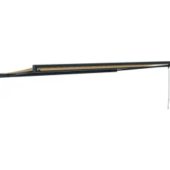 Sale FinePRICE Sisäänkelattava markiisi keltavalkoinen 5x3 m kangas/alumiini