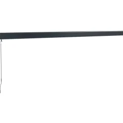Sale FinePRICE Sisäänkelattava markiisi keltavalkoinen 5x3 m kangas/alumiini