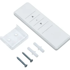 Outlet FinePRICE Sisäänkelattava markiisi 2 LED/tuulisensori 300x250 cm sininen/valkoinen