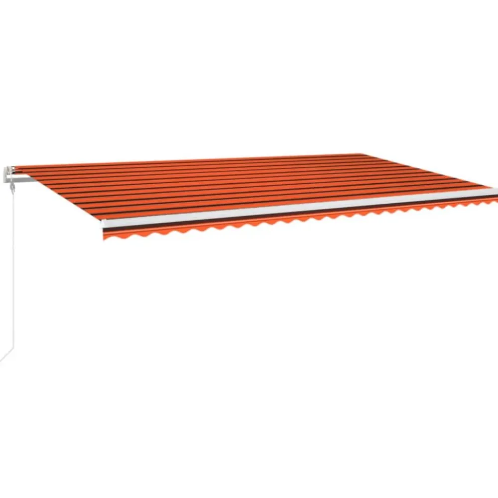 Best FinePRICE Sisäänkelattava markiisi LED/tuulisensori 300x250cm keltainen/valkoinen