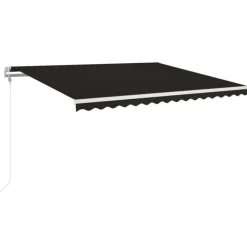 Best FinePRICE Sisäänkelattava markiisi LED/tuulisensori 300x250cm keltainen/valkoinen