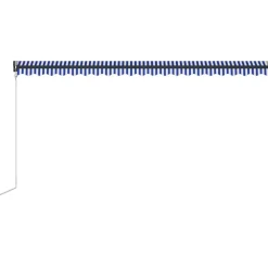 Best FinePRICE Sisäänkelattava markiisi LED/tuulisensori 300x250cm keltainen/valkoinen