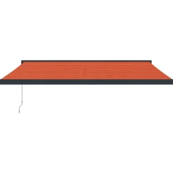 Discount FinePRICE Sisäänkelattava markiisi oranssiruskea 4,5x3 m kangas/alumiini