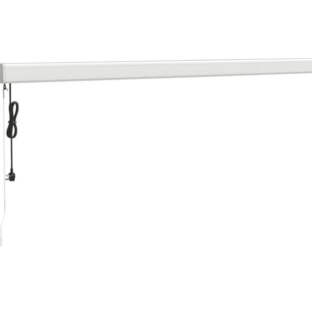Clearance FinePRICE Sisäänkelattava markiisi sinivalkoinen 4x3 m kangas/alumiini