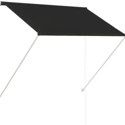 Discount FinePRICE Sisäänkelattava markiisi 150x150 cm antrasiitti