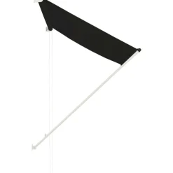 Discount FinePRICE Sisäänkelattava markiisi 150x150 cm antrasiitti