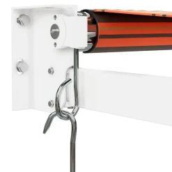 Discount FinePRICE Sisäänkelattava markiisi 4,5x3 m, oranssiruskea kangas/alumiini