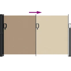Sale FinePRICE Sisäänvedettävä sivumarkiisi, eri kokoja ja värejä (33851)