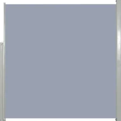Online FinePRICE Sisäänvedettävä sivumarkiisi 140 x 300 cm harmaa