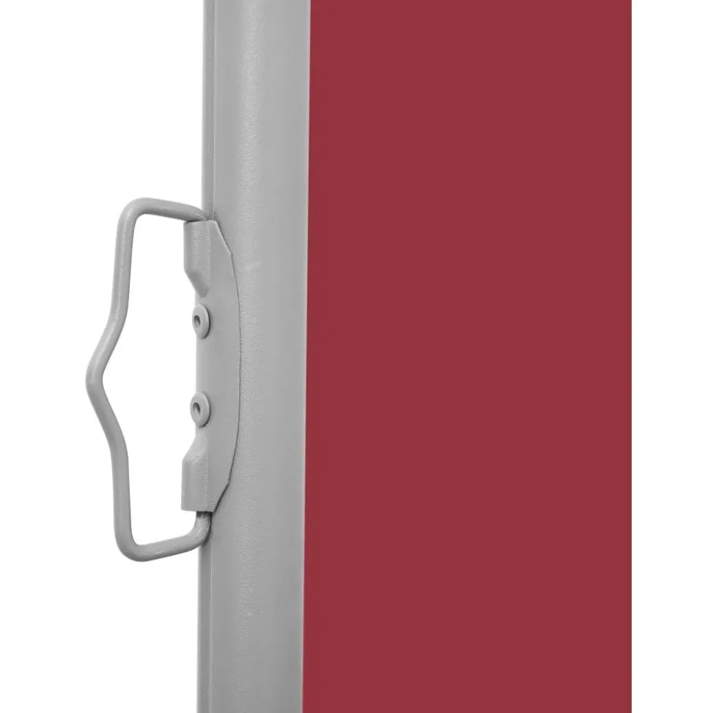 Outlet FinePRICE Sisäänvedettävä sivumarkiisi 140x600 cm punainen
