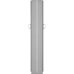Clearance FinePRICE Sisäänvedettävä sivumarkiisi 120x600 cm musta