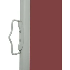 Clearance FinePRICE Sisäänvedettävä terassin sivumarkiisi 140x500 cm ruskea