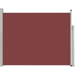 Clearance FinePRICE Sisäänvedettävä terassin sivumarkiisi 140x500 cm ruskea