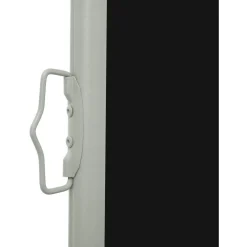 New FinePRICE Sisäänvedettävä terassin sivumarkiisi 100x500 cm musta
