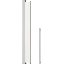 Sale FinePRICE Sisäänvedettävä terassin sivumarkiisi 200x500 cm kerma
