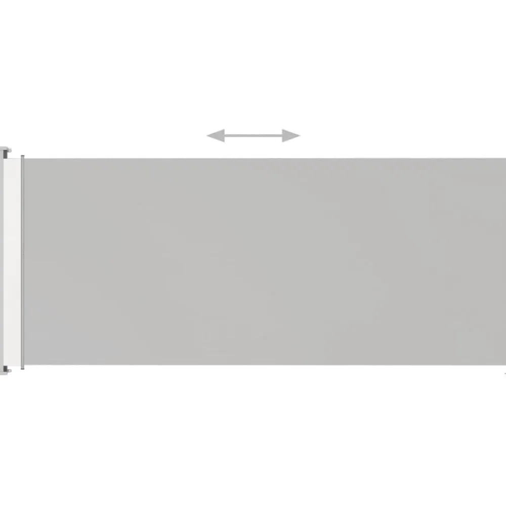 Sale FinePRICE Sisäänvedettävä terassin sivumarkiisi 200x500 cm kerma