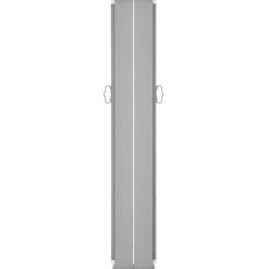 Online FinePRICE Sisäänvedettävä terassin sivumarkiisi 170x1200 cm kerma