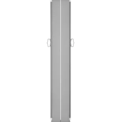 Outlet FinePRICE Sisäänvedettävä terassin sivumarkiisi 170x1200 cm ruskea